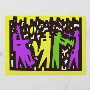 Jazz Music Invitation