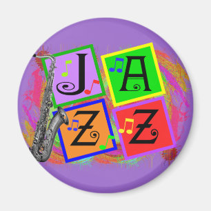 Jazz Music Lovers Gifts Magnet