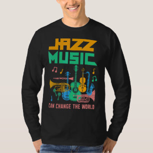 Jazz Music Musican Instrument Musical Genre T-Shirt
