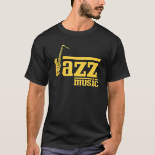 Jazz Music Player Musician Saxophone Band Orchestr T-Shirt