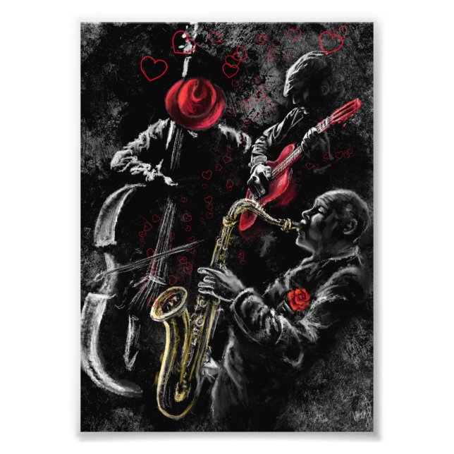 Jazz Music Poster Jazz Band (Front)