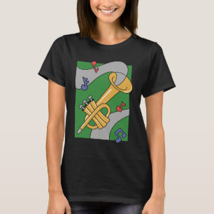 jazz music saxophone instrument notes T-Shirt