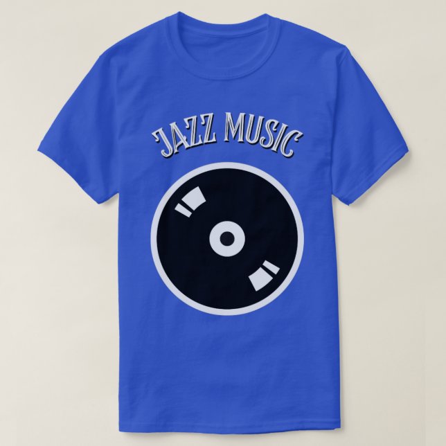 Jazz Music T-Shirt (Design Front)
