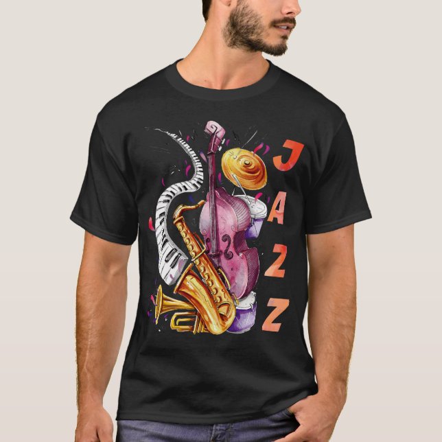 Jazz : Music T-Shirt (Front)
