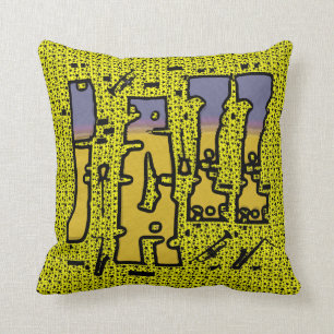 Jazz Music Throw Pillow