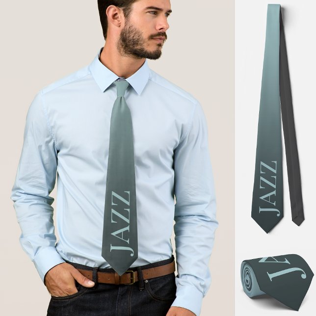 Jazz musician band blue neck tie (Creator Uploaded)