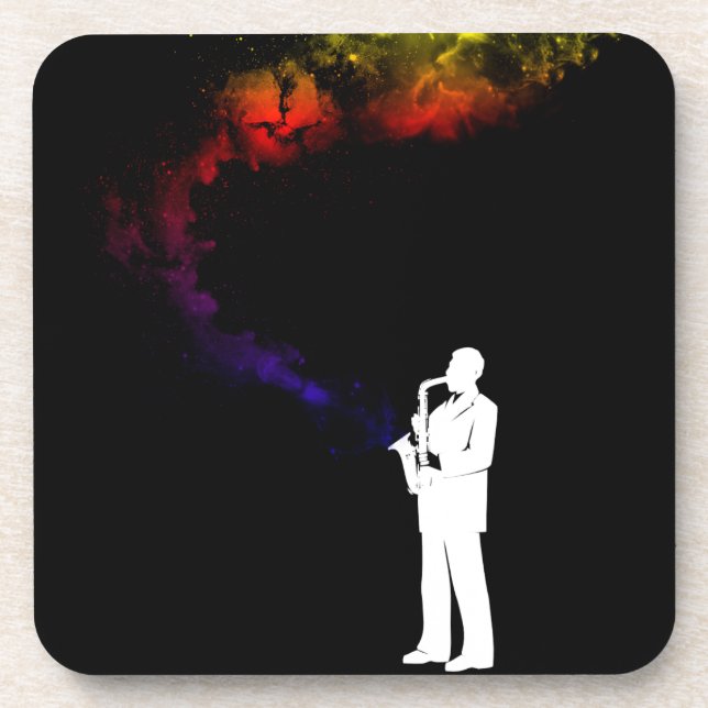 Jazz Musician Coaster (Front)