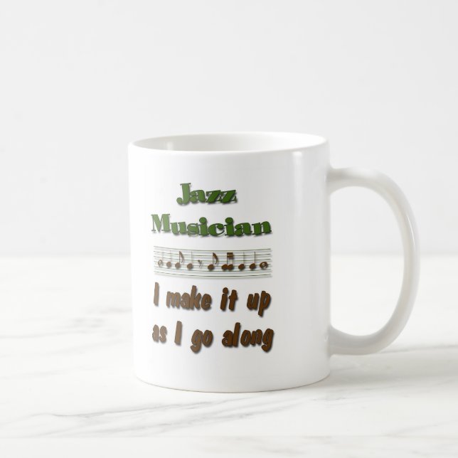 Jazz Musician Coffee Mug (Right)