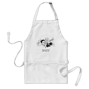 JAZZ musician design Standard Apron