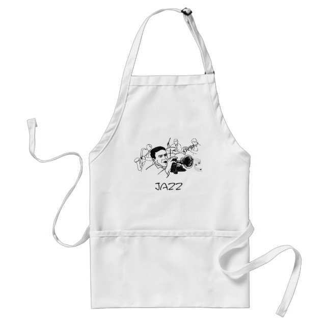 JAZZ musician design Standard Apron (Front)