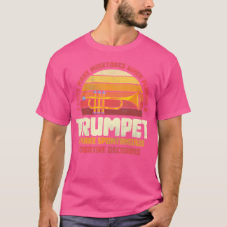 Jazz Musician Funny Trumpeter Gift Retro Trumpet T-Shirt