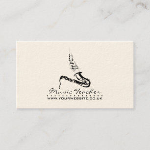 Jazz Musician/Music Teacher (Saxophone) Business Card