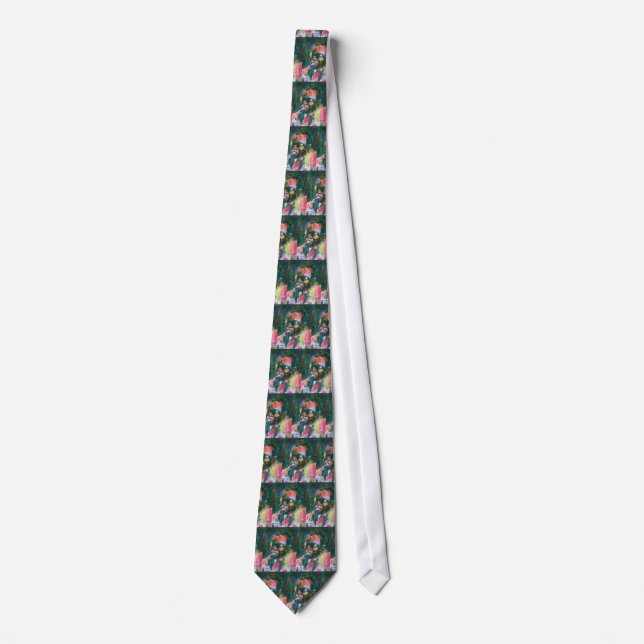 Jazz musician painting Ties (Front)
