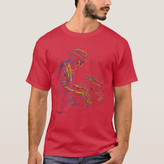 Jazz Musician Piano Player Pianist Artistic Music  T-Shirt
