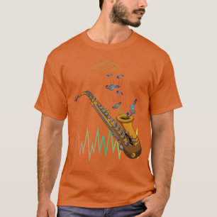 Jazz Musician Saxophone Player Instrument Saxophon T-Shirt