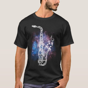 Jazz Musician Saxophonist Gifts Saxophone T-Shirt