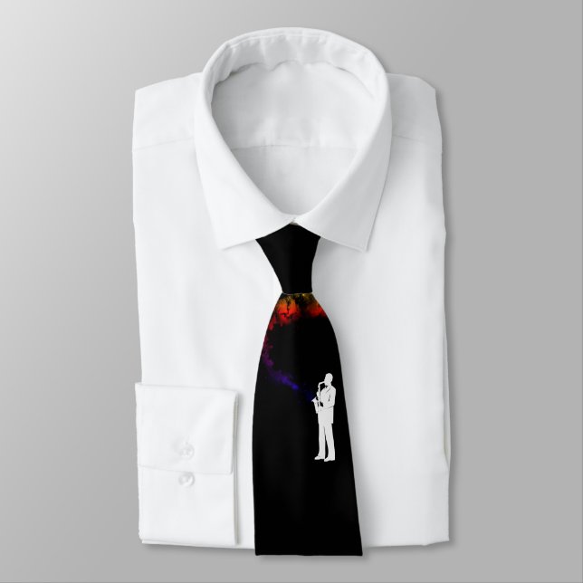 Jazz musician tie (Tied)