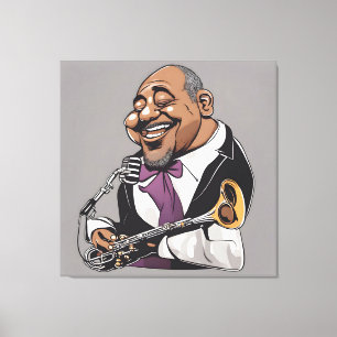jazz musicians canvas print