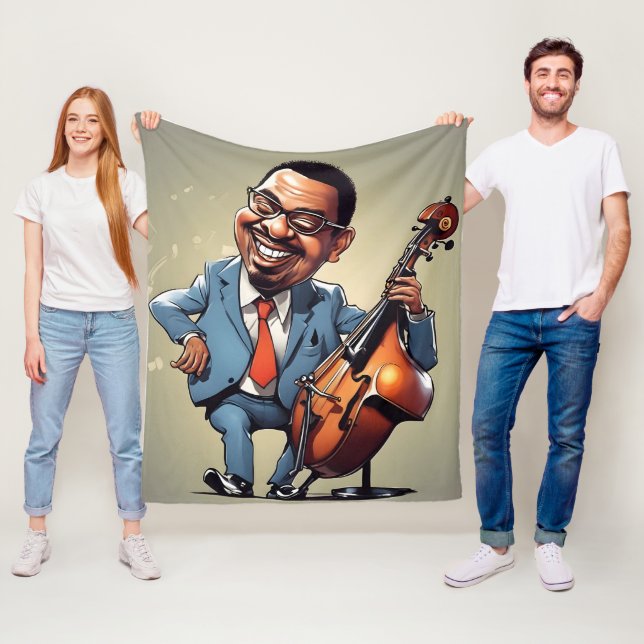 jazz musicians fleece blanket (In Situ)