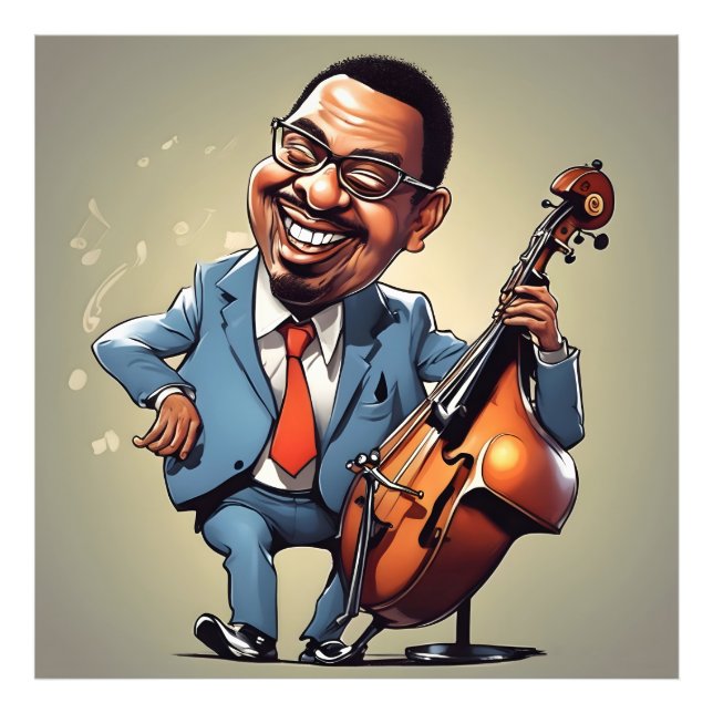 jazz musicians photo print (Front)