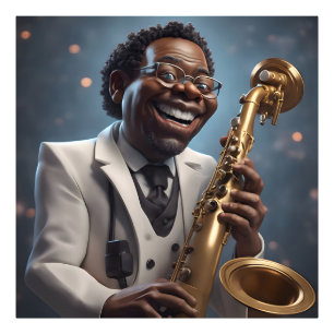 jazz musicians photo print