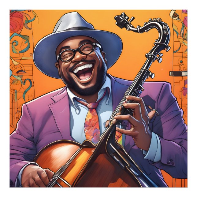 jazz musicians photo print (Front)