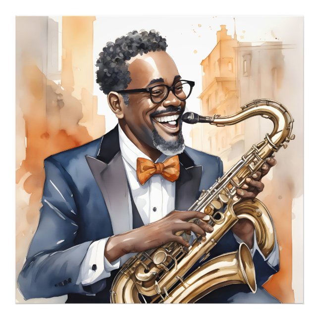 jazz musicians photo print (Front)