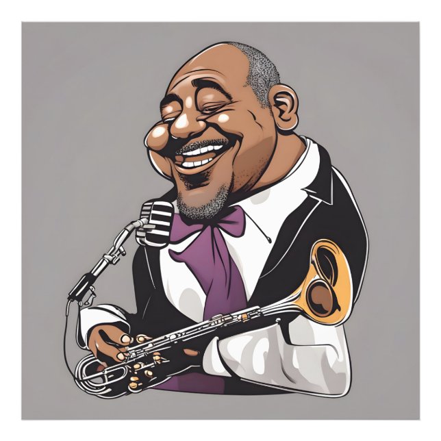 jazz musicians photo print (Front)