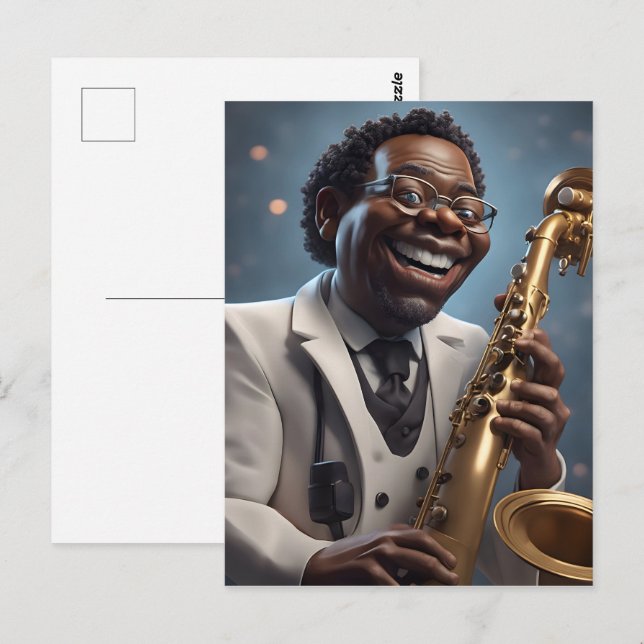 jazz musicians postcard (Front/Back)