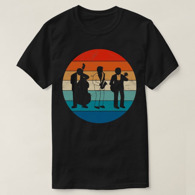 Jazz Musicians T-Shirt (Design Front)