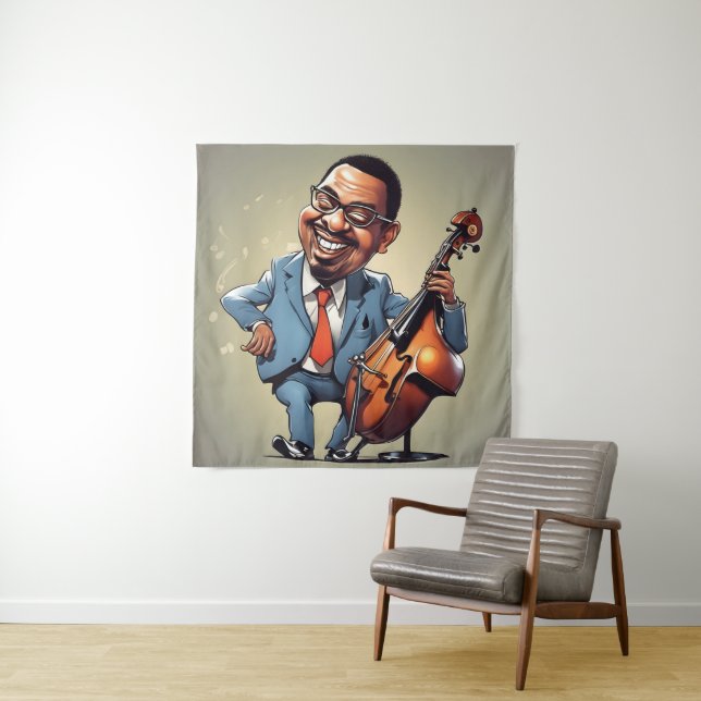 jazz musicians tapestry (In Situ)