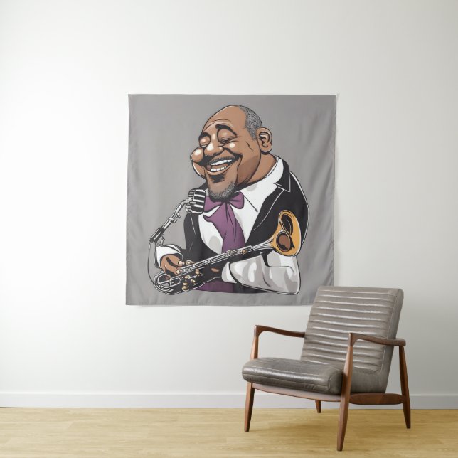 jazz musicians tapestry (In Situ)
