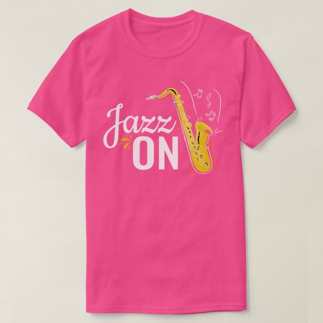 Jazz On T-Shirt (Design Front)