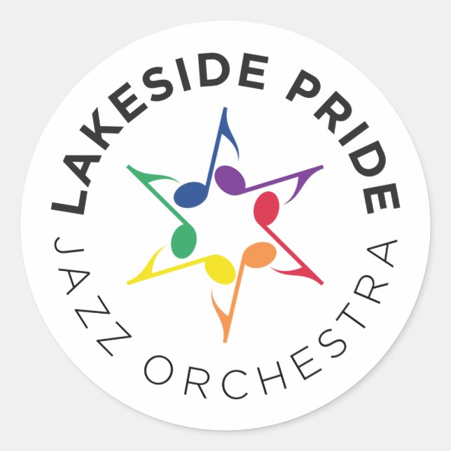 Jazz Orchestra Sticker (Front)