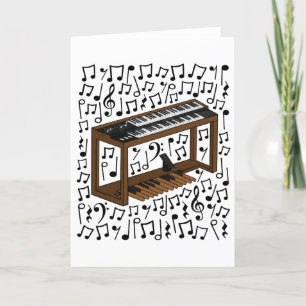 Jazz Organ Musical Notes Organist Musician