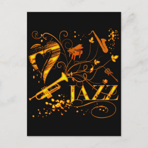 JAZZ POSTCARD