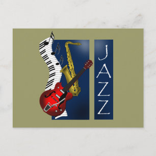 Jazz Postcard