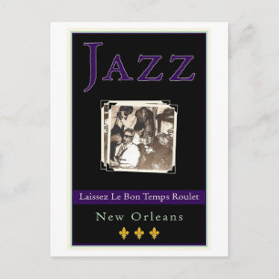 Jazz Postcard