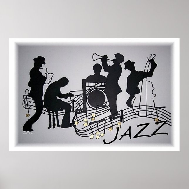 Jazz Quartet Poster (Front)
