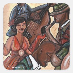 Jazz Quartet Sticker