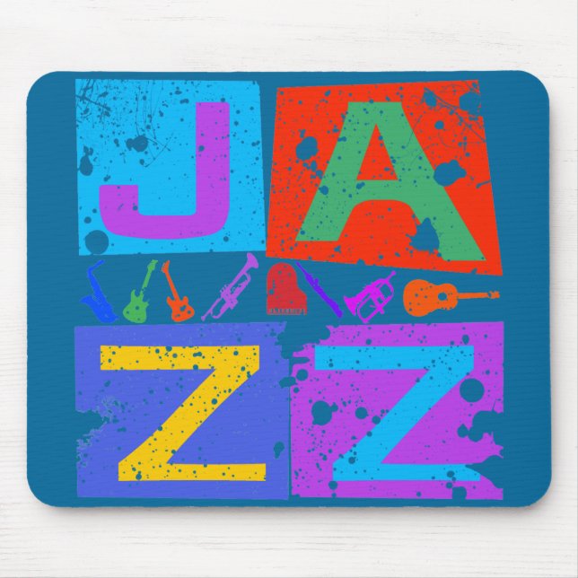 JAZZ RETRO MOUSE MAT (Front)