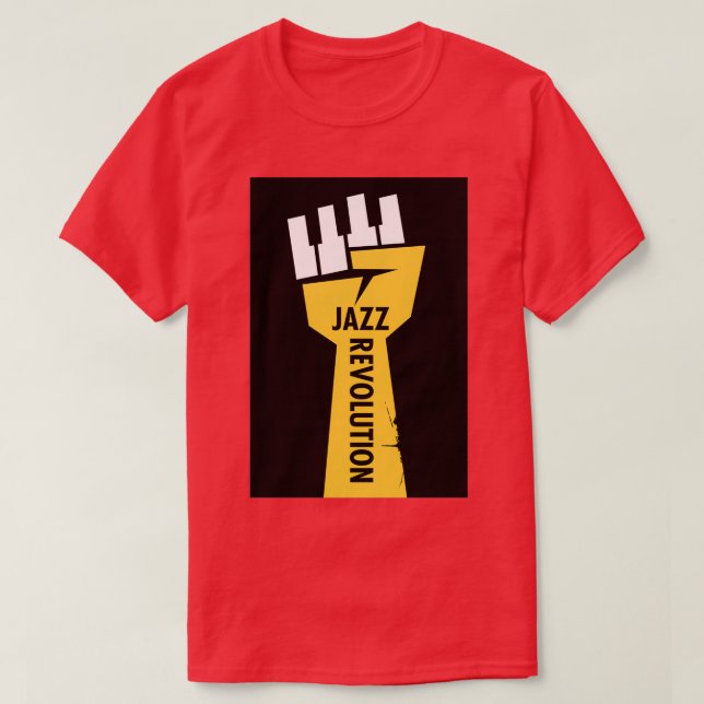 Jazz Revolution  T-Shirt (Design Front)