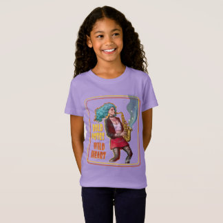Jazz Rock Girl Power – Saxophone Player T-Shirt
