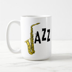 Jazz Saxophone  Coffee Mug