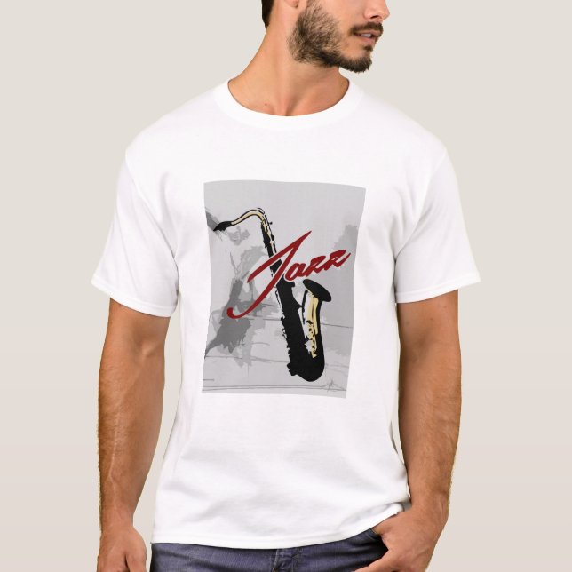 Jazz Saxophone T-Shirt (Front)