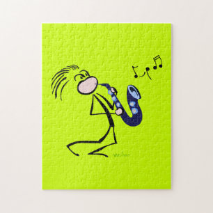 Jazz saxophonists jigsaw puzzle