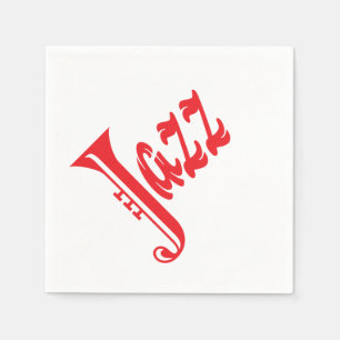 Jazz sign napkin