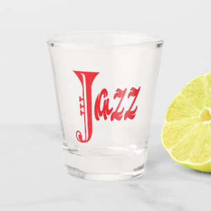 Jazz sign shot glass