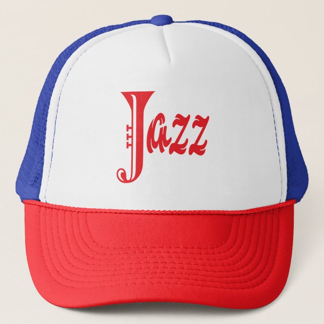 Jazz sign trucker hat (Front)