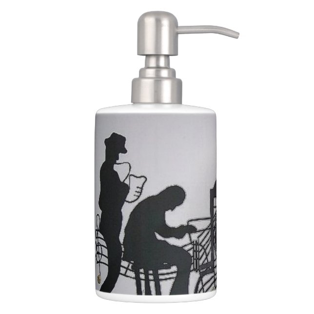 Jazz Soap Dispenser And Toothbrush Holder (Right)